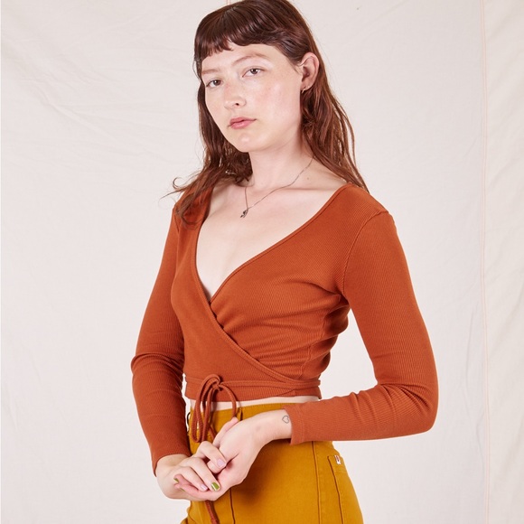 Big Bud Press Tops - Big Bud Press Wrap Top